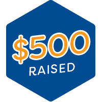 $500 Raised Badge